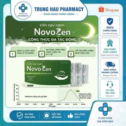 Viên uống ngủ ngon NovoZen - Hỗ trợ cải thiện tình trạng căng thẳng, mất ngủ ( Hộp 30 viên) 1