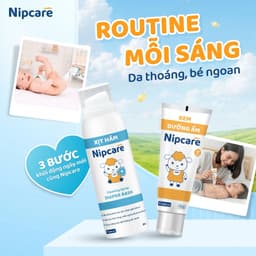 Kem dưỡng ẩm Nipcare - Hỗ trợ dưỡng ẩm cho bé da khô do các vấn đề về chàm sữa, viêm da cơ địa 6