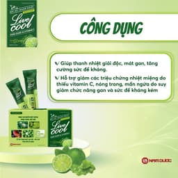 Bột sủi Nam Dược LiveCool hỗ trợ thanh nhiệt, mát gan (Hộp 10 gói x 7g) 6