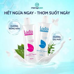 Dung dịch vệ sinh phụ nữ LÁ ĐÔI 200ml dạng sữa làm sạch tác nhân gây ngứa, mùi, viêm nhiễm phụ khoa 3
