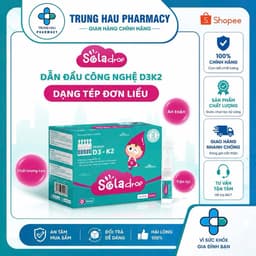 Vitamin D3K2 Sola Drop dạng 20 tép - Hỗ trợ chiều cao, răng xương chắc khoẻ 1
