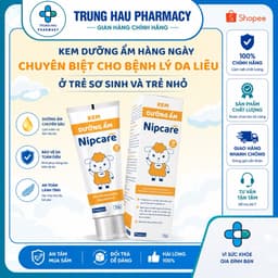 Kem dưỡng ẩm Nipcare - Hỗ trợ dưỡng ẩm cho bé da khô do các vấn đề về chàm sữa, viêm da cơ địa 1
