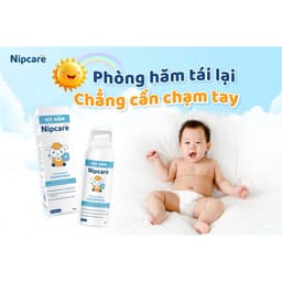 Xịt hăm Nipcare 80ml - Vệ sinh khi thay tã bỉm, ngừa hăm tả dạng phun sương 3
