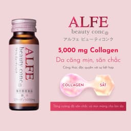 Nước uống Collagen Alfe Beauty Conc hỗ trợ da sáng mịn và chống lão hóa - Hộp 10 chai x 50ml 4