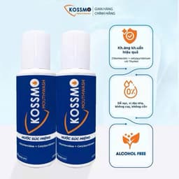 Combo 2 Nước súc miệng Kossmo làm sạch, giúp kh.áng kh.uẩn, hỗ trợ ngừa sâu răng, viêm lợi trẻ em người lớn 5