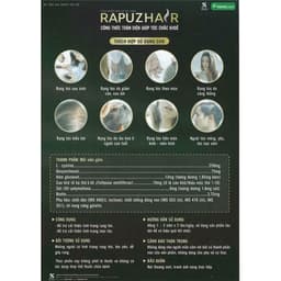 Viên uống RAPUZHAIR - Giúp giảm gãy rụng, cải thiện tình trạng mọc tóc, tóc chắc khoẻ (Hộp 30 viên) 3