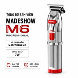Tông Đơ Chấn Viền Madeshow M6 Chính Hãng 7W 7200RPM Pin 1400mAh Cạo Sát Tóc Tattoo Cắt Viền Chuyên Nghiệp 1