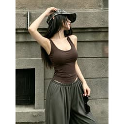 Bra 2 dây X561 đã kèm đệm mút-áo ba lỗ khoét lưng sâu cực chất 5