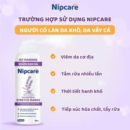 Xịt massage ngừa rạn da Nipcare 80ml - Làm mềm da, mờ vết rạn 9