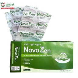 Viên uống ngủ ngon NovoZen - Hỗ trợ cải thiện tình trạng căng thẳng, mất ngủ ( Hộp 30 viên) 2