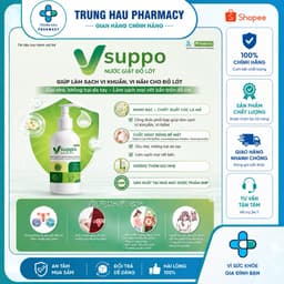 Combo Vsuppo: Viên đặt phụ khoa Vsuppo - Nước giặt đồ lót Vsuppo - Giúp làm sạch vi khuẩn, vi nấm đồ lót 1
