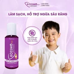 Combo 2 Nước súc miệng Kossmo làm sạch, giúp kh.áng kh.uẩn, hỗ trợ ngừa sâu răng, viêm lợi trẻ em người lớn 7