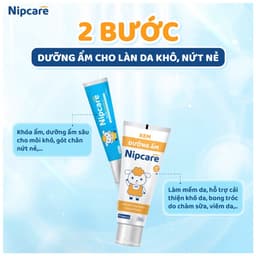 Kem bôi dưỡng ẩm Nipcare - lanolin dùng cho nứt đầu ti, nứt gót chân, khô môi, hăm tả 6