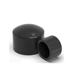 BỊT ĐẦU U-PVC CAO CẤP MÀU ĐEN XÁM PHI 20-25-32-40MM CHO HỒ CÁ CẢNH 2