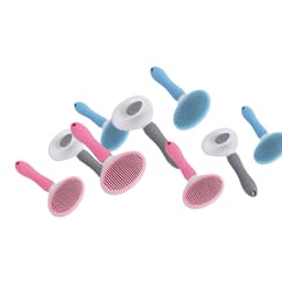 Lược Chải Lông Cho Chó Mèo Dạng Oval Tự Làm Sạch 3 Màu | Yellow Pet 5