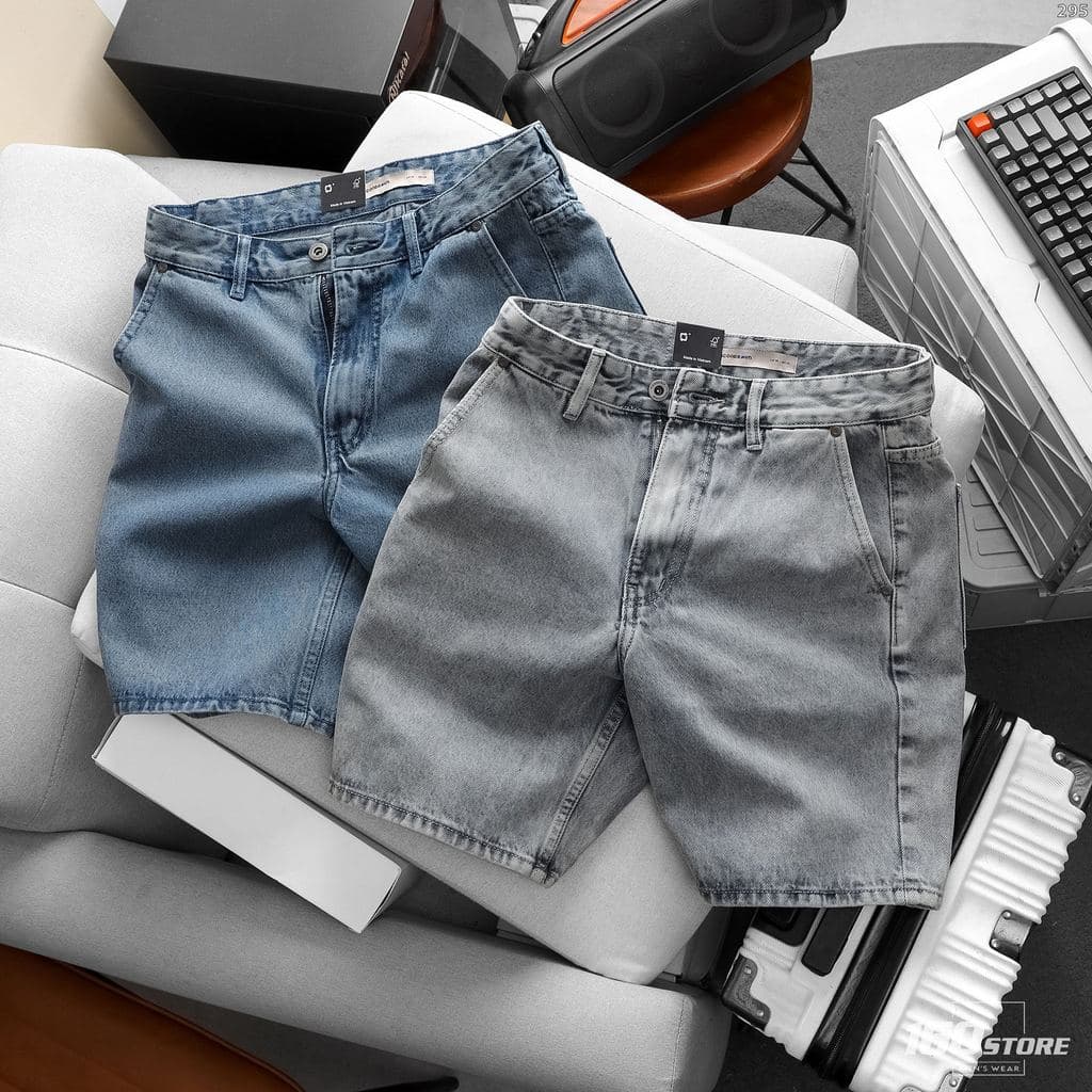 Quần Short Jean Nam ICONDENIM Stoneveil QSID0295