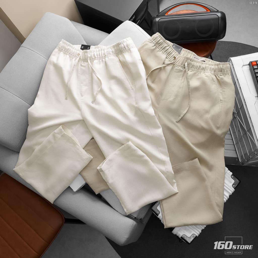 Quần Dài Nam Linen ICONDENIM Coastal Form Baggy QDID0019