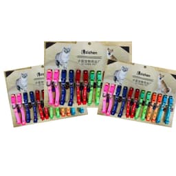 Vòng Cổ Cho Chó Mèo Zichen Bản 1cm Kèm Chuông 1 Cái | Yellow Pet 5
