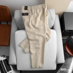 Quần Dài Nam Linen ICONDENIM Coastal Form Baggy QDID0019 7