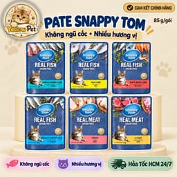 Pate Snappy Tom gói 85g thức ăn ướt cho mèo - Yellow Pet 1