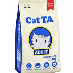Thức Ăn Hạt Cho Mèo Trưởng Thành Petlike Cat TA Adult 1kg Hỗn Hợp | Yellow Pet 6