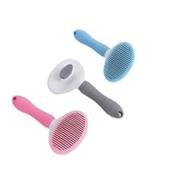 Lược Chải Lông Cho Chó Mèo Dạng Oval Tự Làm Sạch 3 Màu | Yellow Pet 3