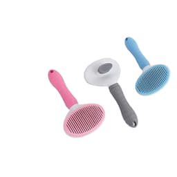 Lược Chải Lông Cho Chó Mèo Dạng Oval Tự Làm Sạch 3 Màu | Yellow Pet 4