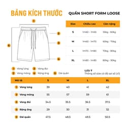 Quần Short Nam ICONDENIM Broomley Form Loose QSID0335 6