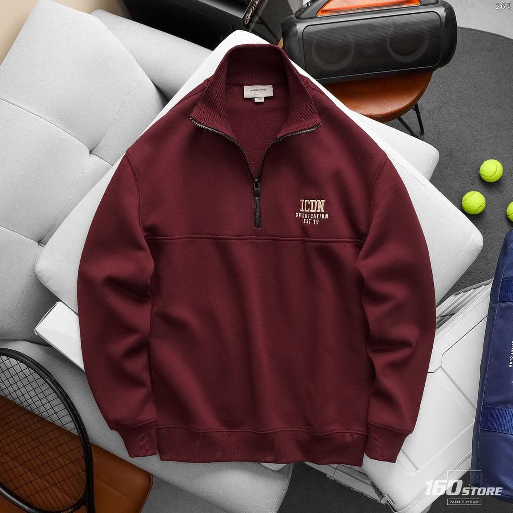 Áo Sweatshirt Nỉ Nam ICONDENIM Camber Form Regular SWID0264