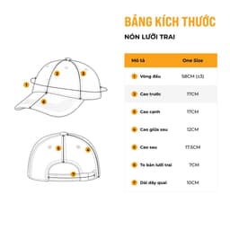 Nón Lưỡi Trai Nam ICONDENIM Headfield NOID0087 6
