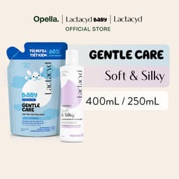 Bộ Túi Refill Lactacyd Baby Gentle Care 400ml + DDVS phụ nữ Lactacyd Soft & Silky 250ml 2