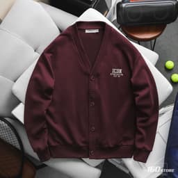 Áo Khoác Nỉ Cardigan Nam ICONDENIM Corwin Form Regular AKID0288 2