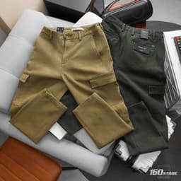 Quần Kaki Túi Hộp Nam ICONDENIM Warden Form Straight QKID0066 8