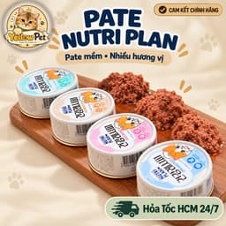 Pate Nutriplan lon 90g thức ăn ướt cho mèo | Yellow Pet 1