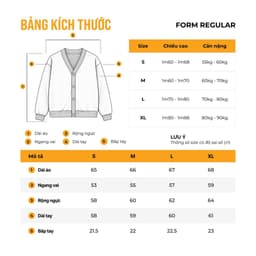 Áo Khoác Nỉ Cardigan Nam ICONDENIM Corwin Form Regular AKID0288 6