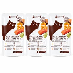 Pate thưởng Gemlucky 70g vị gà, vịt và cá hồi cho mèo | Yellow Pet 4