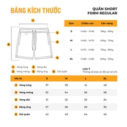 Quần Short Nam ICONDENIM Stride Form Regular QSID0267 6