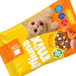 Thức Ăn Hạt Cho Mèo Miuna Mix Pet's Choice 1kg Vị Tôm Gà Trứng | Yellow Pet 6