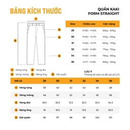 Quần Kaki Túi Hộp Nam ICONDENIM Warden Form Straight QKID0066 6
