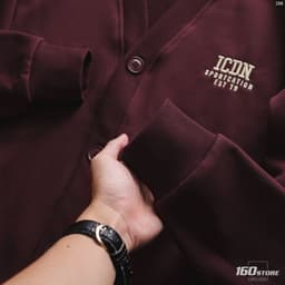 Áo Khoác Nỉ Cardigan Nam ICONDENIM Corwin Form Regular AKID0288 9