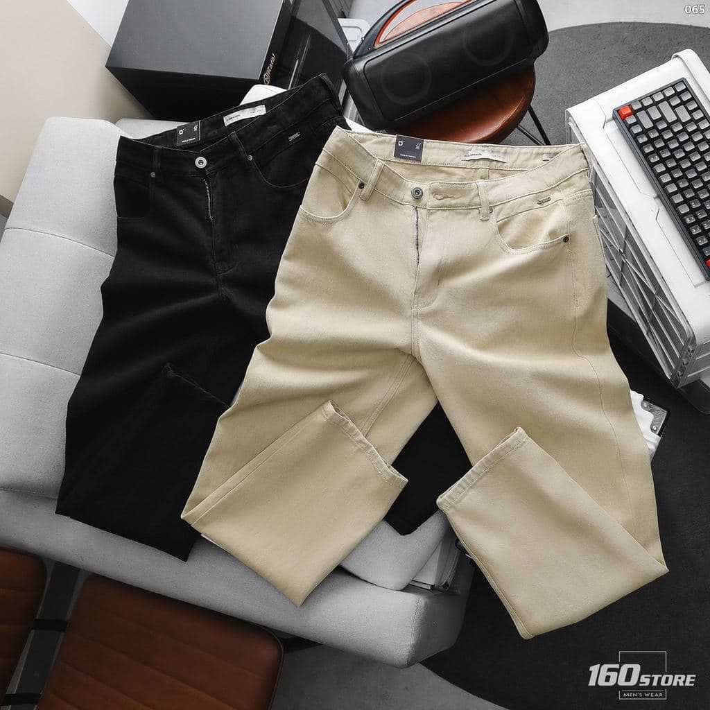 Quần Kaki Nam ICONDENIM 5-Pocket Form Straight QKID0065