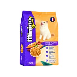 Thức Ăn Hạt Cho Mèo Minino Yum 1,5kg Vị Mực Mọi Lứa Tuổi | Yellow Pet 2