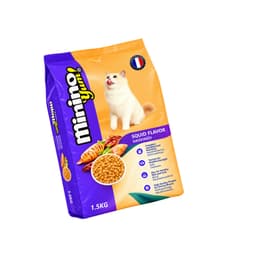 Thức Ăn Hạt Cho Mèo Minino Yum 1,5kg Vị Mực Mọi Lứa Tuổi | Yellow Pet 3