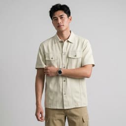 Áo Sơ Mi Nam Tay Ngắn ICONDENIM Original Quality Form Boxy SMID0394 3