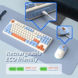 Bộ bàn phím chuột không dây Silent MicroPack Lifestyle KM-269W 2