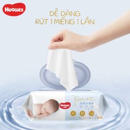 (GIÁ SIT)Thùng 16 Gói khăn ướt Huggies Golden Wet Wipes (80 miếng/gói) 7