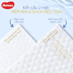 (GIÁ SIT)Thùng 16 Gói khăn ướt Huggies Golden Wet Wipes (80 miếng/gói) 6