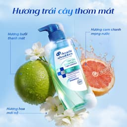[Mới] Dầu Gội Kiềm Dầu & Giảm Ngứa Da Đầu Và Làm Sạch Gàu Vượt Trội Head & Shoulder 72h Chai 300g 8