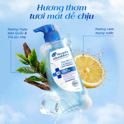 [Mới] Dầu Gội Kiềm Dầu & Giảm Ngứa Da Đầu Và Làm Sạch Gàu Vượt Trội Head & Shoulder 72h Chai 300g 7