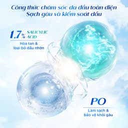 [Mới] Dầu Gội Kiềm Dầu & Giảm Ngứa Da Đầu Và Làm Sạch Gàu Vượt Trội Head & Shoulder 72h Chai 300g 4